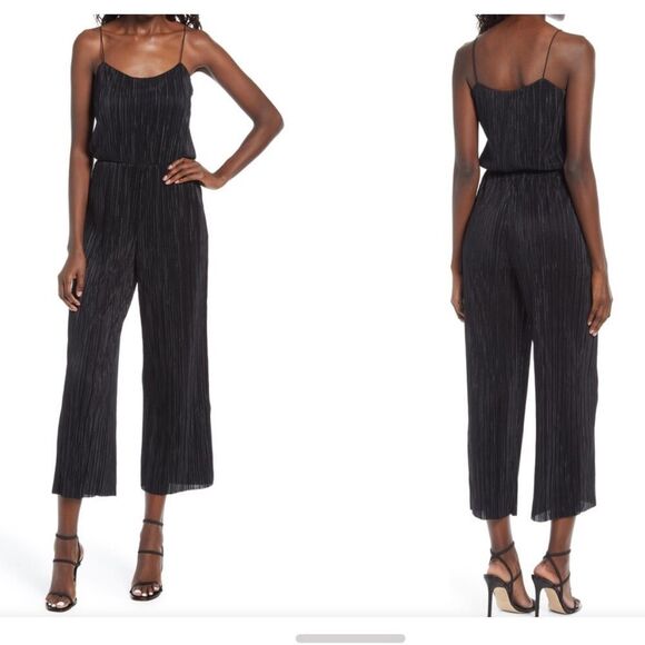 Leith Black Jumpsuit Sleek Tailored Design - Picture 1 of 3